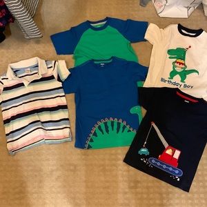 Boys Gymboree tops size  6